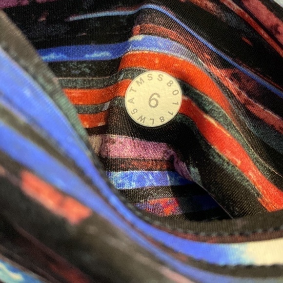 Lululemon Fast & Free 7/8 Tight II *Nulux 25" Size 6 Hinshu Alpine White Multi - Picture 7 of 7